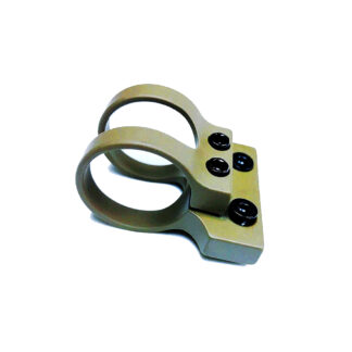 Tactical Picatinny 1" KeyMod Offset Flashlight Ring Mount FDE   AS-KMR25D45-T