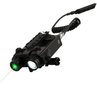 Hawk Gazer Tactical  Low Profile Flashlight /Green Laser , Aiming System w/ Tail Switch ,  LS-CL4-G