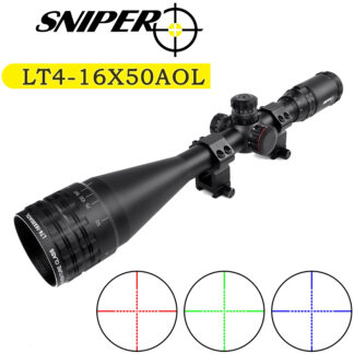 SNIPER Tactical  4-16x50 1" Full-size AO Scope  LT4-16X50AOL