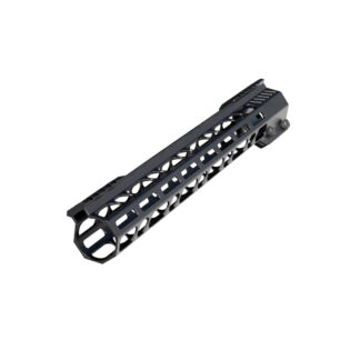 Tactical Low Profile AR15 Free Float M-Lok 12" Handguard Compatible Aluminum Steel Barrel Nut , MMLFF12