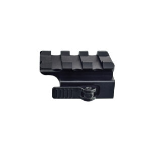 Tactical Low Profile Picatinny .5 " Quick Release Riser  1.45" Long, 3 Slots ,  BM0305QR