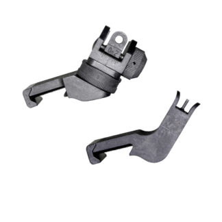 Tactical Low Profile Front & Rear 45 Degree Offset Backup Sights - Polymer  MAFRS-A