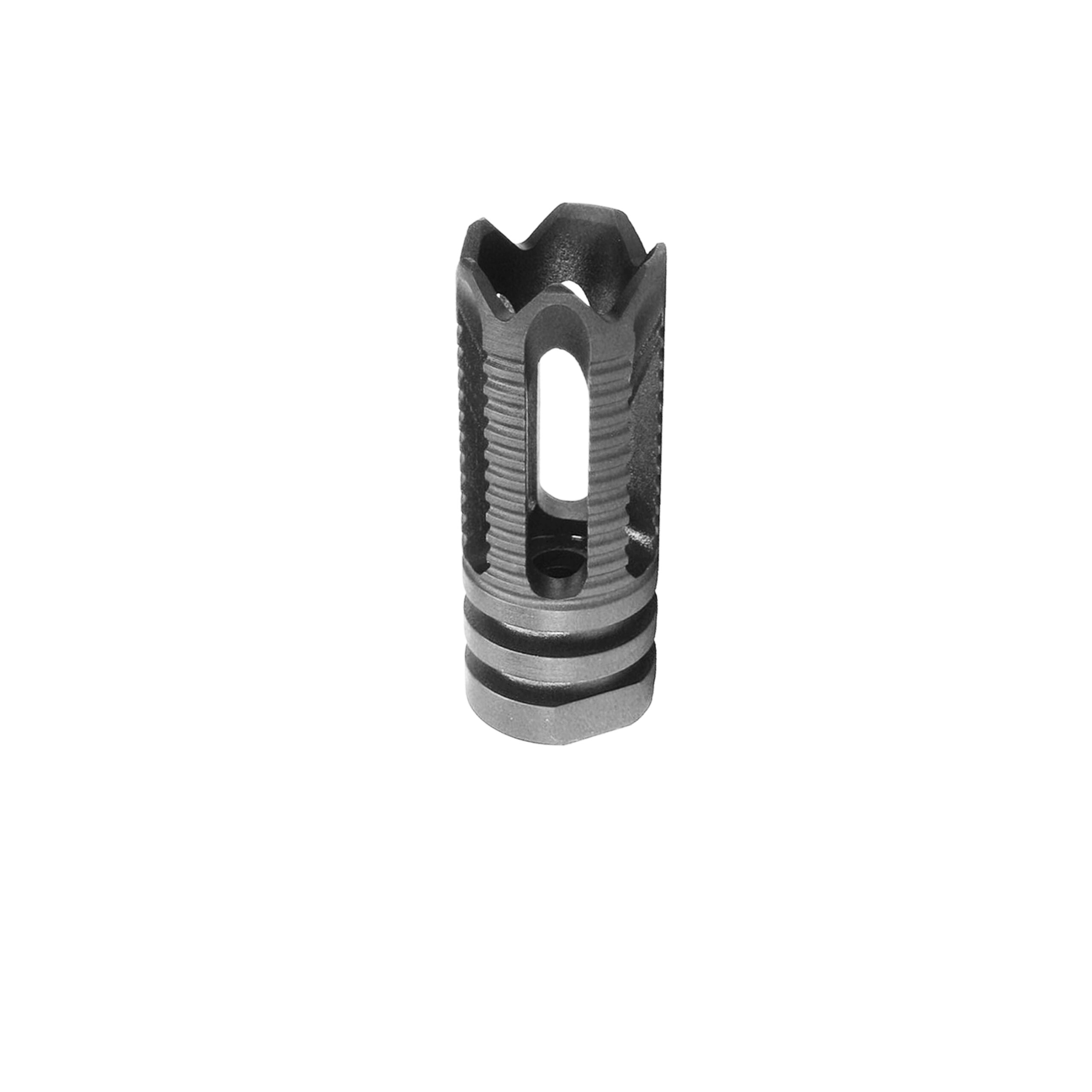 Made In USA AK Phantom Muzzle Break, 1/2"X28 Threaded 2.22"    AS-MZS11USA
