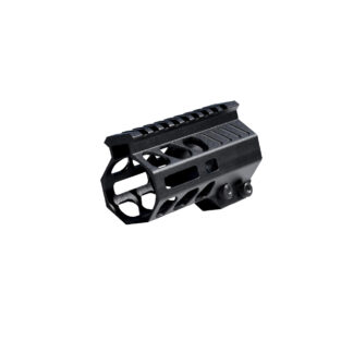 Tactical Low Profile M-Lok Compatible  Aluminum Free Float  AR 15 / M4 4.2 " Handguard System  Complete with Steel Barrel Nut     MMLFF04