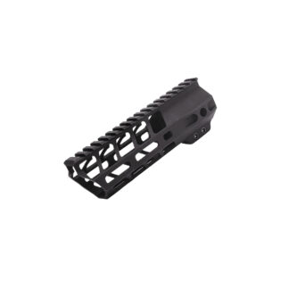 Tactical Low Profile M-Lok Compatible  Aluminum Free Float  AR 15/M4 7" Handguard System  Complete with Steel Barrel Nut  MMLFF07