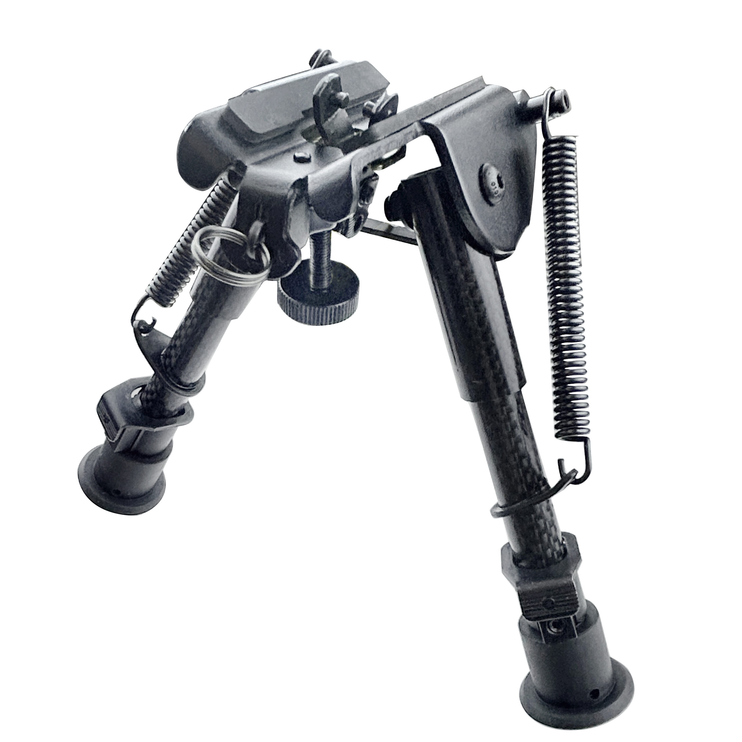 Lion Gears Low Profile Carbon Fiber Bi-Pod for M-LOK, Sling Stud, and Picatinny Rail, Height Adjustable 6"-9",  SPA-SH06CF