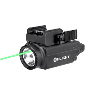 O-Light Tactical Low Profile 800 Lumens Compact ,Green Laser / LED  Flashlight  Combo , PL-OL-BaldrS-B