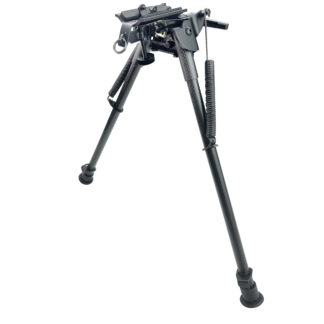 Lion Gears Carbon Fiber Bi-Pod® ,13″ -20 "Steel Mounting Base fo Sling Stud , Lock Picatinny/Weaver Rail Adaptors, SPA-SH13CF