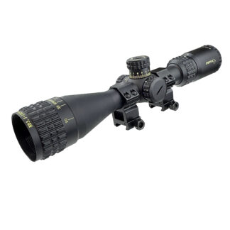 SNIPER Long Eye Relief Scope, Red/Green/Blue Mil-dot Reticle, 3.5-10x40 Full-size with Adjustable Objective, ND3.5-10x40AOGL